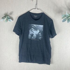 Banana Republic > Gray Vintage Crew Neck Cotton California Graphic Tee S